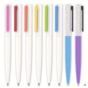 Eco Inspired Imprinted <b>Retractable</b> Ballpoint <b>Pens</b> for Business Giveaways Tradeshow Gifts Promotional Events - Product Image 1