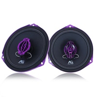 Par de modificación de audio de coche de bocina coaxial de 6,5 pulgadas al por mayor de diseño de altavoz de bocina triangular de aluminio