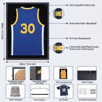 Vitrine de présentation de maillots en MDF avec finition noyer, imprimée UV, faite à la main, avec passe-partout, pour bureau professionnel de direction