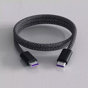 60w 1M Magnetic Usb <b>C</b> Data Cable Winding Usb Type-<b>c</b> Magnetic Coil Fast <b>Charging</b> Charger Magnet Usb Cable - Product Image 5