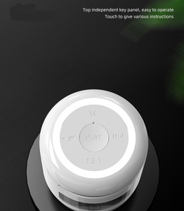 Haut-parleur portable mini sans fil Bluetooth V5.0 avec micro intégré, fonction horloge et lumière LED colorée pour <span class=keywords><strong>la</strong></span> <span class=keywords><strong>musique</strong></span> en extérieur (vente en gros) - Product Image 5