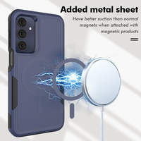 Coque de protection robuste hybride PC TPU de haute qualité pour Samsung A16 A17 A26 A27 A36 A56 A57, antichoc, personnalisée, magnétique