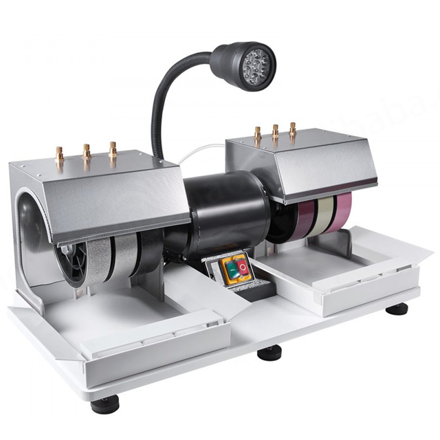 1800rpm Efficient Lapidary Rock With Lamp Faceting Machine Grinding Machine for Gem Jade Stone Create Cabochons for Necklaces