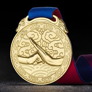 Medallas Deportivas Populares de Fútbol, Baloncesto y Judo, Medallas de Metal de Aleación de Zinc con Cordones, Se Acepta Personalización - Product Image 5