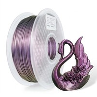 Filament PLA Magic Pro bicolore HELLO3D 1KG 1,75 mm, effet ciel étoilé scintillant, pour imprimante 3D, bâtonnets de plastique à changement de couleur