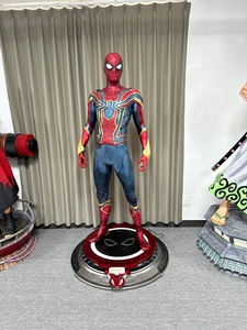 Estatua de Spiderman de Hierro de 190 cm, Tamaño Real 1:1, Figura Coleccionable de Resina de Superhéroe, Accesorio de <span class=keywords><strong>Película</strong></span> para Centro Comercial, Parque de Atracciones - Product Image 2