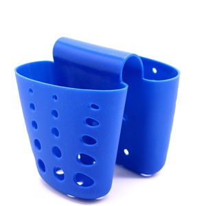 Basic kitchen drawing dual sink saddle sponge holders organizer per doppio lavello - Product Image 1