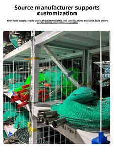 Redes <span class=keywords><strong>de</strong></span> Pesca para Cangrejos <span class=keywords><strong>de</strong></span> 90 cm con Anillo <span class=keywords><strong>de</strong></span> Acero Inoxidable y Malla <span class=keywords><strong>de</strong></span> 3 mm, Accesorios <span class=keywords><strong>de</strong></span> Pesca para Estanques y Embalses - Product Image 6