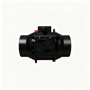 Không khí sạch hơn Inline ly tâm Duct Fan 4 "với C2 xung núm điều chỉnh tốc độ điều khiển cho phát triển lều - Product Image 5