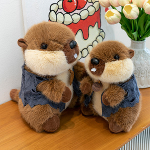 Animal <span class=keywords><strong>de</strong></span> peluche <span class=keywords><strong>de</strong></span> dibujos animados realista <span class=keywords><strong>marmota</strong></span> suave felpa personalizada algodón felpa simulación Animal - Product Image 3