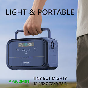 Station d'alimentation mobile extérieure 300W, charge solaire portable, source d'alimentation automobile, batterie lithium-ion, LED MPPT - Product Image 6