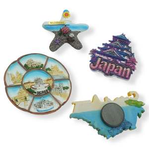 Artisanat en résine peinte à la main, souvenir touristique créatif, aimant de réfrigérateur 3D - Product Image 6