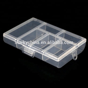Plastic compartment Jewelry Beads Nail Art Storage Box Nail foil case
