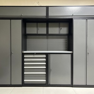 Gabinete de Herramientas Personalizable Multifuncional de Acero Inoxidable con Acabado en Polvo de Hierro, Combinado con Almacenamiento para Garaje o Taller, Caja de Herramientas OEM - Product Image 5