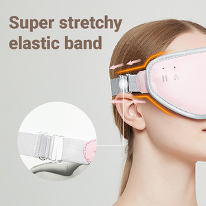 Masque chauffant pour les yeux en cuir électrique portable sans fil personnalisable, pour soulager la fatigue oculaire - Product Image 6