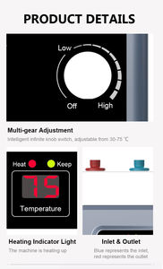 LED Display Screen Storage <b>Water</b> <b>Heater</b> 30L Dry-Heating Protector Hot <b>Water</b> 220V OEM RV Car Household <b>Electric</b> Plastic - Product Image 5