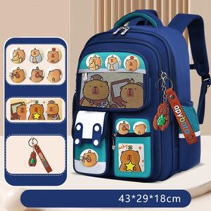 New Cartoon Fashion Schoolbag Students 1-6 Grade <b>Large</b> Capacity Portable Easy to Clean <b>Backpack</b> - Product Image 5