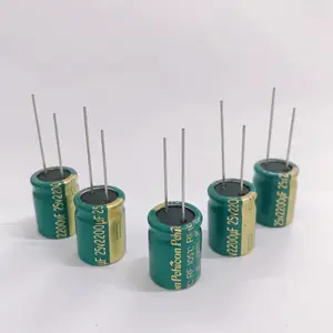 Capacitor pchicon 25v 2200uf 16*22 rf, 5000h, baixo esr, 2200uf 25v