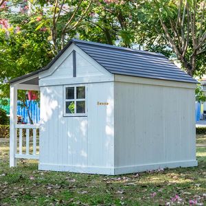 Casetta da Giardino per Esterni Parco Giochi per Bambini in Legno Playhouse - Product Image 5