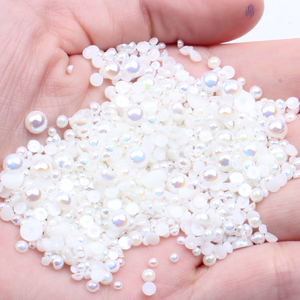 Ventes chaudes 2-5mm Tailles assorties 1000 pièces Nombreuses couleurs Strass en résine à dos plat pour vêtements Robes Décoration Nizi - Product Image 3