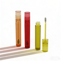 Nouveaux tubes transparents personnalisés en PETG de 6 ml pour rouge à lèvres et gloss, contenants vides pour emballages cosmétiques
