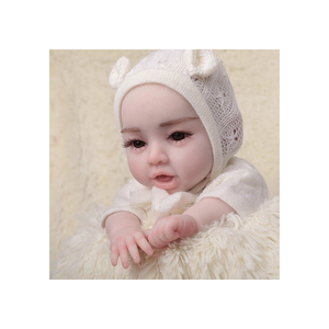 Realistico 17.7 pollici 45cm di alta simulazione in Silicone ponderato bambino rinato con la vera struttura carino bambino per bambini piccoli giocattolo