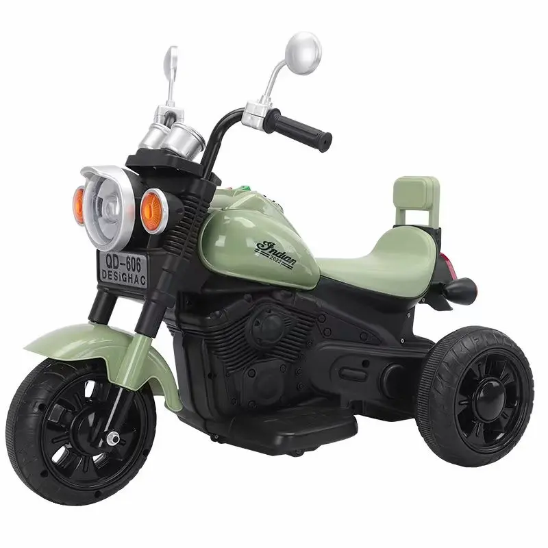 2024 hot sell children toys ride on small car 6v for boys kids are electric bumper aprilia motorcycle in police ml818b