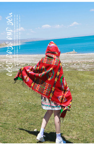 En gros plus récent châle avec chapeau en cachemire écharpe épaissir et garder au chaud en hiver hijab pour <span class=keywords><strong>les</strong></span> femmes élégant couverture imprimé talit - Product Image 5