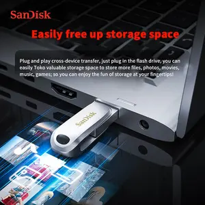 Sandisk-Unidad USB tipo C OTG, USB 3,1 SDDDC4, pendrives de 32GB, 64GB, 128GB, 256GB, 512GB, 1TB
