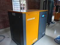 Kompresor Udara Sekrup Airhorse 37KW 50HP 10bar PM VSD 198 CFM 145 PSI CE ASME untuk Bengkel Sandblasting dan Pengecatan