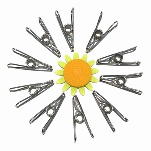 Stock En Acier Inoxydable pince <span class=keywords><strong>à</strong></span> <span class=keywords><strong>Linge</strong></span> <span class=keywords><strong>Linge</strong></span> Coupe-Vent Pince Suspendue Clips Broches - Product Image 1