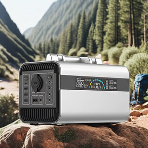 Station d'énergie solaire portable grande capacité 296Wh, batterie externe lithium-ion à onde sinusoïdale pure pour extérieur et voiture - Product Image 5