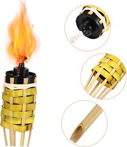 Hot New item tre Torch đối với Đảng vườn ngoài trời đi bộ đường dài săn bắn phiêu lưu lễ hội lửa trại nhẹ hơn vườn dầu Torch đèn lồng - Product Image 1