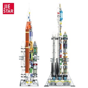 Jiexing JJ9030-9031 Bloques de Construcción de Cohetes Pesados, Juguete Educativo de Ciencia para Niños, Kit de Exploración Espacial para Armar, Más de 800 Piezas - Product Image 4