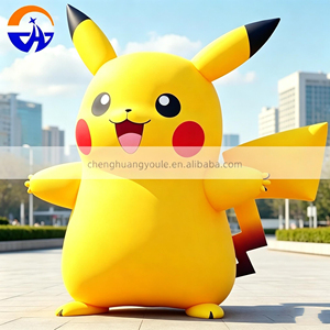 <span class=keywords><strong>Pikachu</strong></span> géant gonflable de dessin animé Chenghuang 2026 pour la décoration de fête d'enfants - Product Image 6