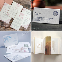 Machine d'impression typographique à relief pour cartes de visite de mariage, invitations et cartes de vœux de luxe