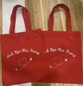 Bolsa de Compras de Lona Personalizada con Refuerzo, Bolsas de Supermercado de Algodón Reutilizables Resistentes para Publicidad de Marca, Regalos Promocionales - Product Image 6