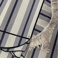 Tente en toile à rayures de Bohème, abri tipi à décor de franges pour camping en plein air et loisirs de jardin