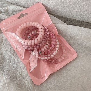 Go Party 6Pcs Set Summer Candy Color Simple Hair Rope Elastic Plastic Hair Ring for Women <strong>Girls</strong> Telephone Line Hair <strong>Accessories</strong> - Product Image 6