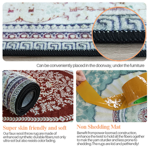 Bán Buôn Tùy Chỉnh Hiện Đại Dễ Dàng Để Làm Sạch Có Thể Giặt Thảm Non-Slip Lớn Thảm Cho Gia Đình Thảm Thảm Mat - Product Image 3