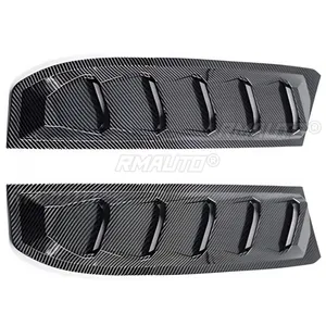 Kit carrosserie noir brillant style sport pour Honda Civic 10ème génération 2016-2020, couvre-volets latéraux arrière, accessoires de voiture - Product Image 6