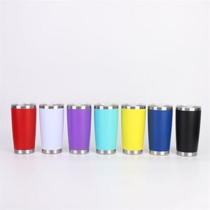 Custom Transparent Glass Beer Can Tumbler Travel Mug 16 Oz <b>Insulated</b> Thermos <b>Cup</b> with Bamboo Lid - Product Image 3