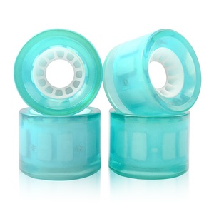 تصنيع مخصص يتوهج في الظلام 70 مللي متر اضواء فلاش صمامات ليد يصل عجلات تزلج <span class=keywords><strong>longboard</strong></span> - Product Image 3