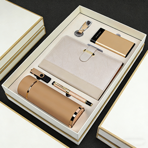 Cadeaux IStapromo avec logo personnalisé, cadeaux d'affaires VIP, organiseur/agenda en cuir écologique pour adultes, expédition immédiate, bienvenue - Product Image 2