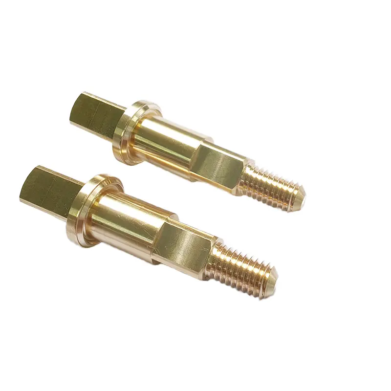 High Precision Custom Brass C3604 Screws Rounded Head Type with Natural Surface Treatment for Copper Milling Machining