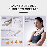 Sèche-cheveux pour animaux de compagnie Shernbao, pour chiens et chats, avec design à suspendre au cou, mains libres, en plastique ABS, 110-240V