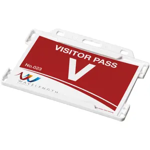 Porte-badge Vega recyclé, merchandising durable - Product Image 2