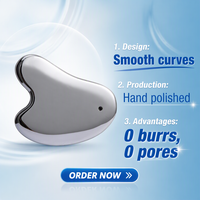 Outil de visage de Offre Spéciale en gros Logo personnalisé outil de poche forme de doigt pierre térahertz Gua Sha outil facial