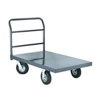 Carretilla de Plataforma de Acero Sólido de Alta Resistencia de 1000 kg, Uso Industrial, Recubrimiento en Polvo, Plegable, Cuatro Ruedas, Personalizable OEM, 1200x600 mm