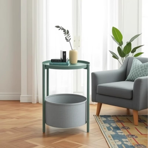 Nórdico hogar sala de estar bandeja de hierro moderno minimalista dormitorio creativo café mesita de noche <span class=keywords><strong>Mesa</strong></span> Redonda - Product Image 1